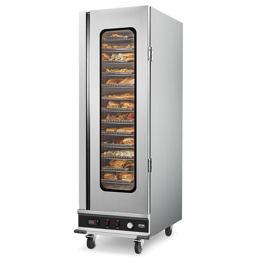 Hot Box Food Warmer 16-Tier Concession Warming Cabinet with Water Tray for Pizza - DXSPBWJBXG1689YFVV1
