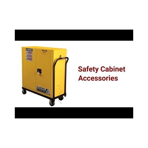 Justrite SAFETY CABINET 17 GAL 1 SHELF YELLOW - JT8917008