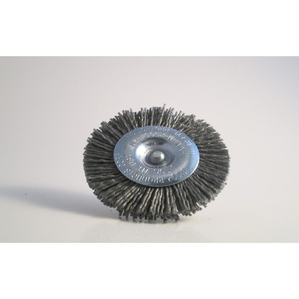 Dico Dico Nyalox 3 in. D X 5/8-11 in. X 1/4 in. D Crimped Nylon Mandrel Mounted Cup Brush 12500 rpm 1 pc - 7200004