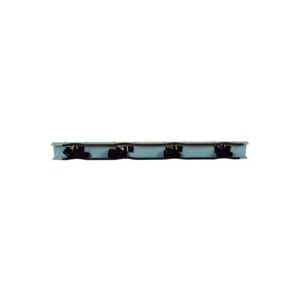 Justrite Wall Bracket, 4-1/4"W x 47-3/4"D x 2-1/4"H, 4 Cylinder Capacity - 35276