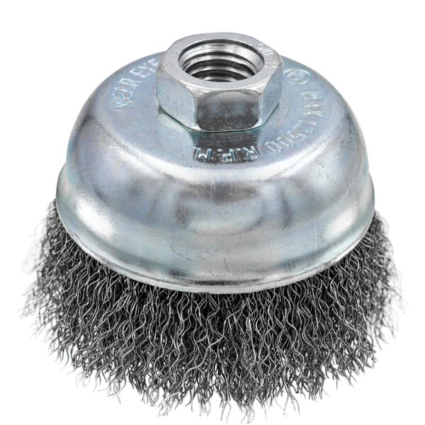 Shark Industries WIRE BR CRIMPED CUP 3X5/8-11 - SI14076