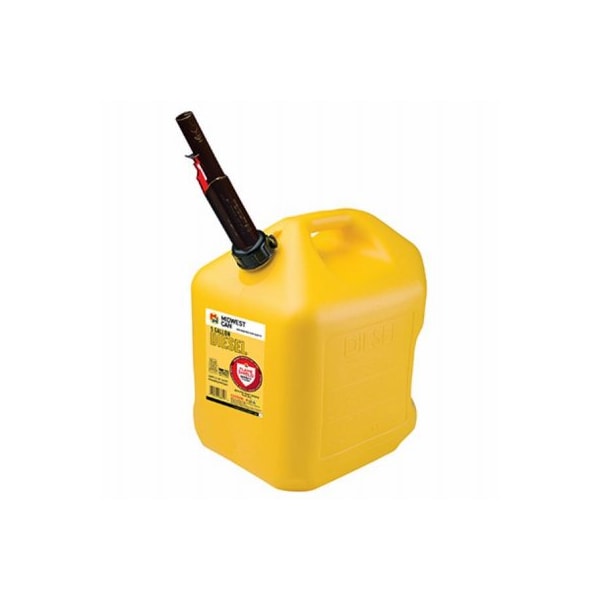 Midwest Can Safety Can, High Density Polyethylene, 5 gal, Diesel - 8610