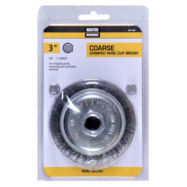 Disston 3 in. Master Mechanic Crimped Wire Cup Brush - 307199