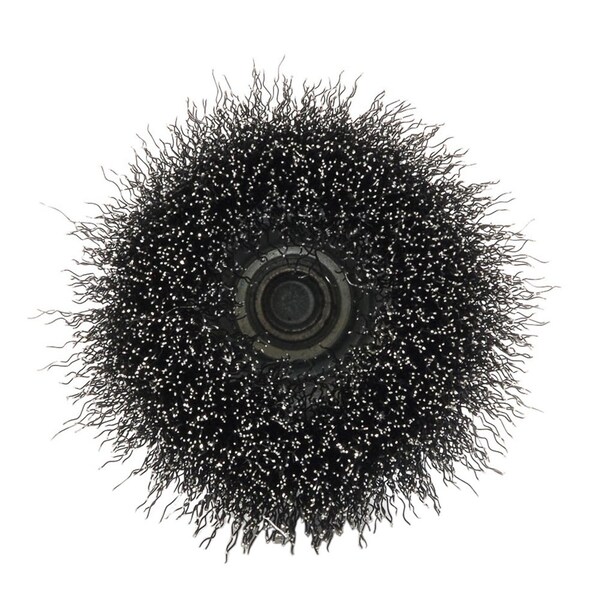 Forney Cup Brush, Crimped, 2 in x .008 in x 1/4 in Hex Shank - 72730