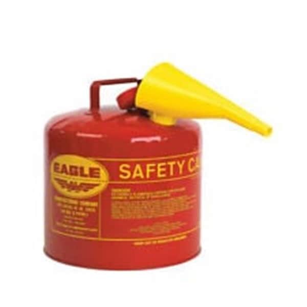 Eagle Mfg Eagle Mfg 258-UI-50-FS 5Gal Type 1 Safety Can W-Funnel - 258-UI-50-FS