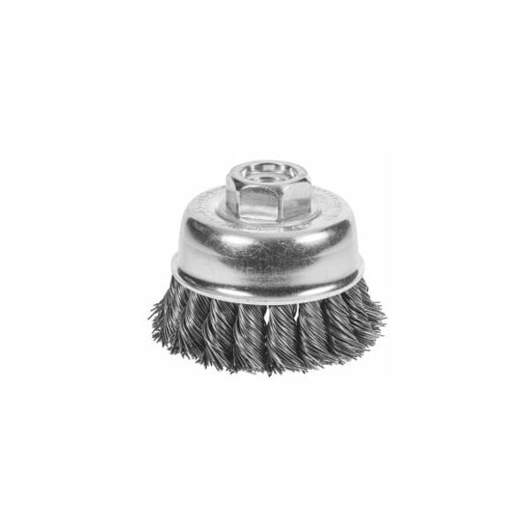Holex Cup Brush, 0.50 mm Steel Wire, 90 mm - 572103 90XM14