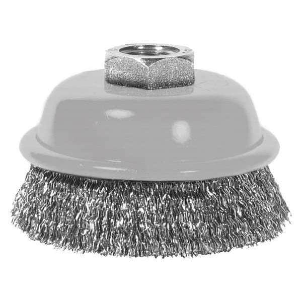 Century Drill & Tool Crimped Cup Brush, 3x10x1.25 in. - 76022
