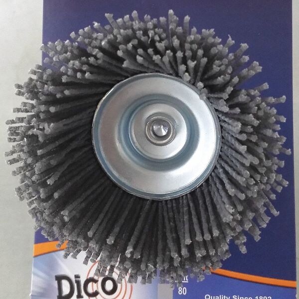 Nyalox By Dico Nyalox Cup Brush, 80 Grit, Gray, 2 1/2" - 7200005