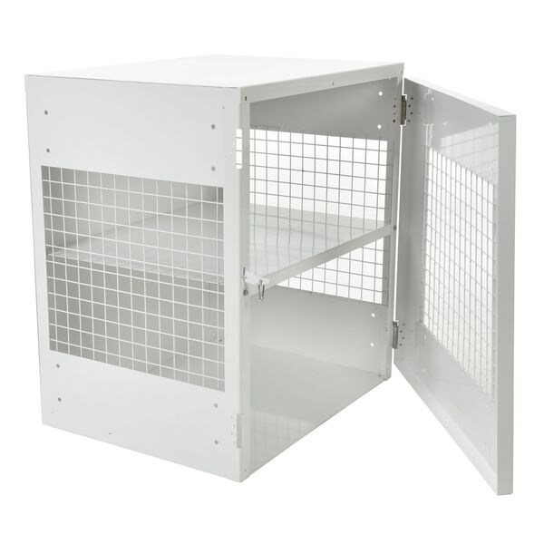 Vestil Gas Cylinder Cabinet, 40in.W, Capacity 12 - CYL-EX-12-E