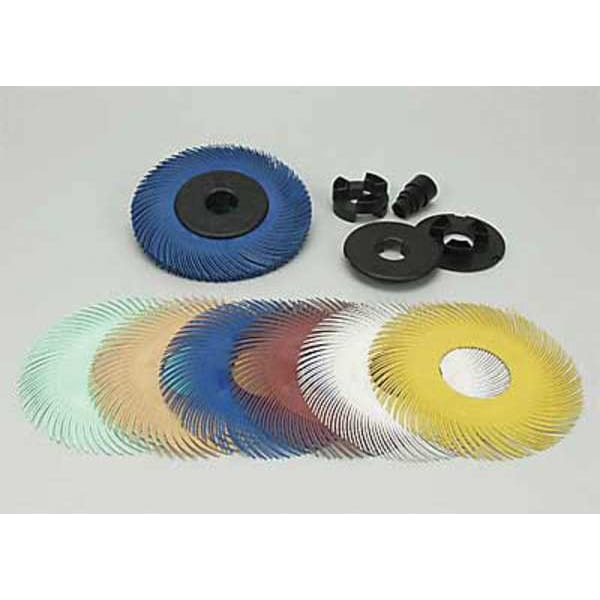 Scotch-Brite Radial Bristle Brush, T-C, 6x1,120G, PK80 - 61500189180