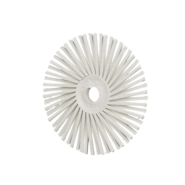 Scotch-Brite Radial Bristle Disc, 120, 3 in x 3/8 in, 10/Carton, 4PK - RB-ZB
