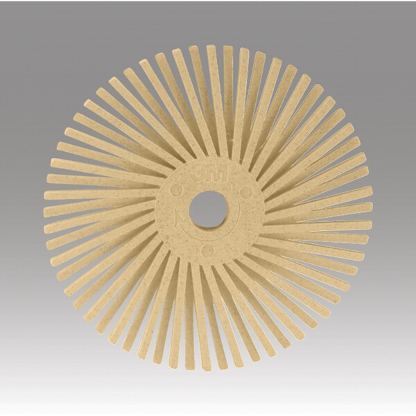 Scotch-Brite Radial Bristle Disc, 6 Mic, 2 in x 3/8 in, Thin Bristle, 40/Carton, 80PK - RB-ZB