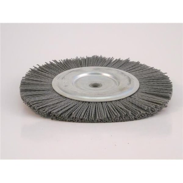 Dico Dico 7200071 8 in. Dia. Bench Grinder Brush Coarse - Gray - 7200071