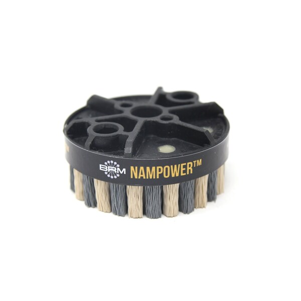 Nampower Brush NAMPOWER ADD8018320 Abrasive Disc Brush, Dot Style, 80mm Diameter, 18mm Trim, 320 Grit - ADD8018320