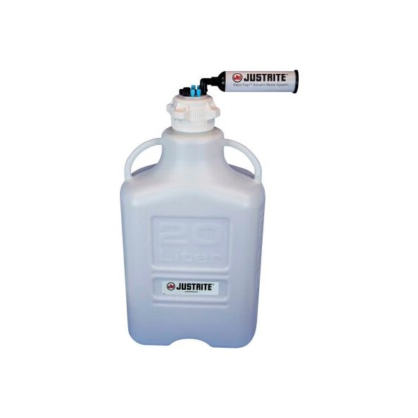 Justrite Justrite 12818 VaporTrap Cap With Filter Kit, HDPE, 20-Liter, 8 Ports - 12818