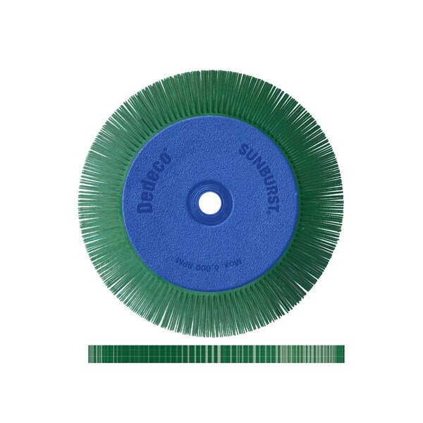 Dedeco SUNBURST 8'' X 1'' TS DARK GREEN 50 GRIT (A/O) 1/UNIT - 1904