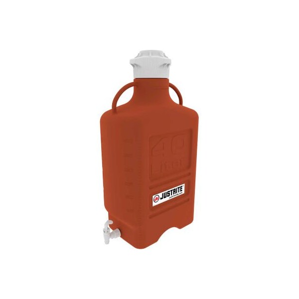 Justrite Justrite 12926 Carboy With Spigot, HDPE, 20-Liter - 12926