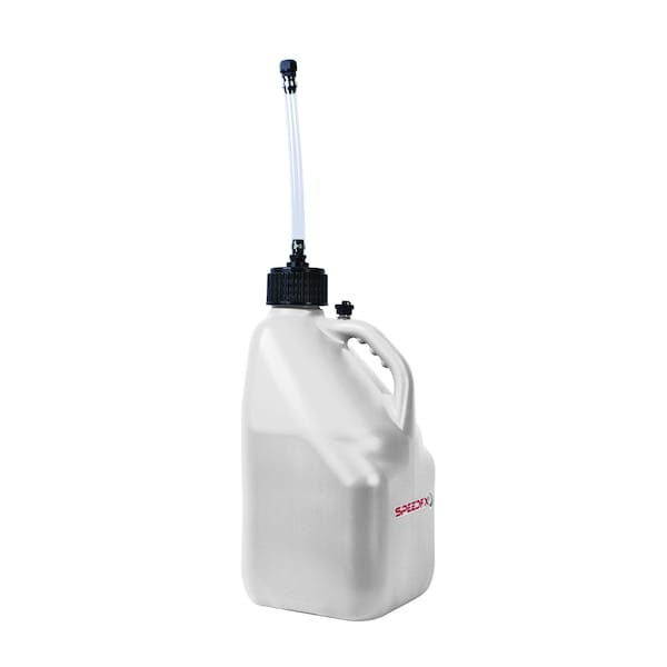 Speedfx RACING FUEL JUG, WHITE UTILITY 5 GAL JUG - 8831