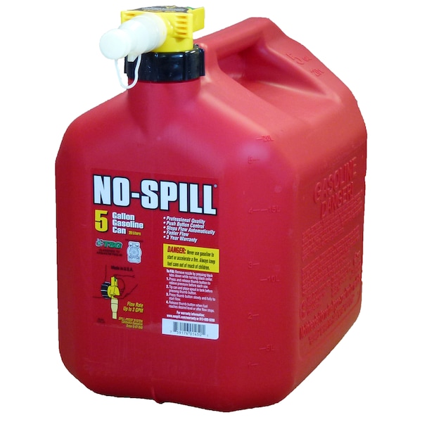 No-Spill No-Spill Plastic Gas Can 5 gal - 1450