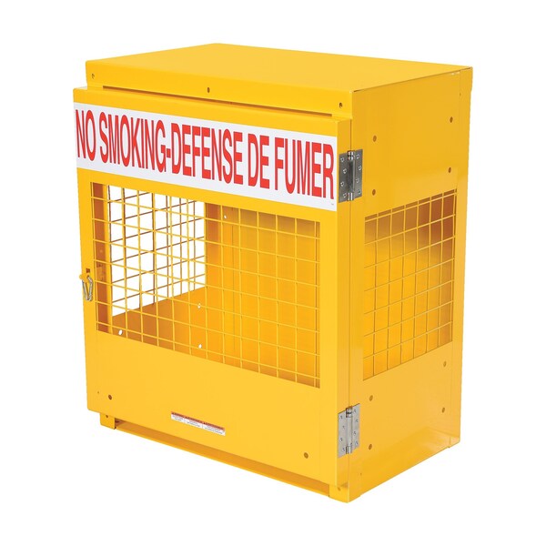 Vestil Steel Canadian LP Cylinder Storage Cabinet 20 In. x 30 In. x 35-1/4 In. 2 Cylinder Capacity - CYL-LP-2-CA