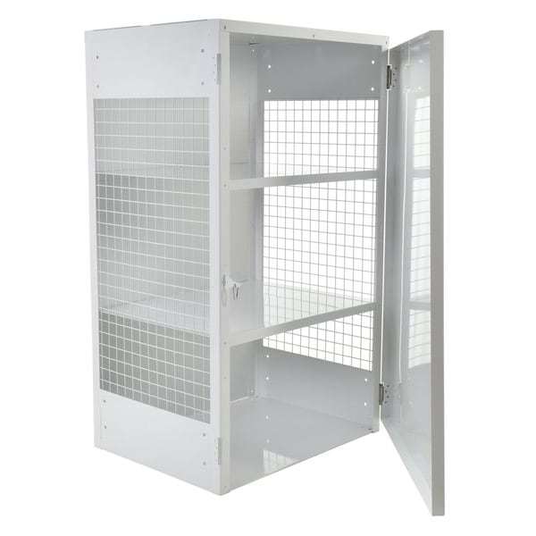 Vestil Gas Cylinder Cabinet, 40 in.W, Capacity 18 - CYL-EX-18-S