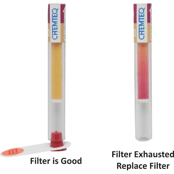 Chemteq Filter Change Indicator-Low Flow Fillters for Selected Organic Vapors - 103-0000
