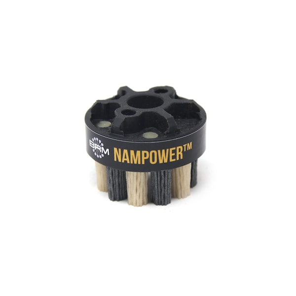 Nampower Brush NAMPOWER ADD5018180 Abrasive Disc Brush, Dot Style, 50mm Diameter, 18mm Trim, 180 Grit - ADD5018180