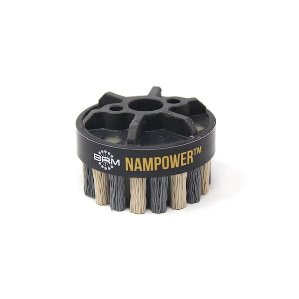 Nampower Brush NAMPOWER ADD6018320 Abrasive Disc Brush, Dot Style, 60mm Diameter, 18mm Trim, 320 Grit - ADD6018320