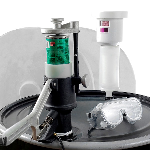 Justrite Dual Aerosol Can Disposal with Counter - 28231