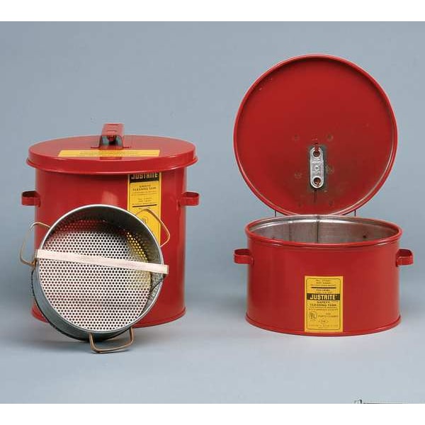 Justrite Wash Tank Can, Basket, Benchtop, 1 gal. - 27711