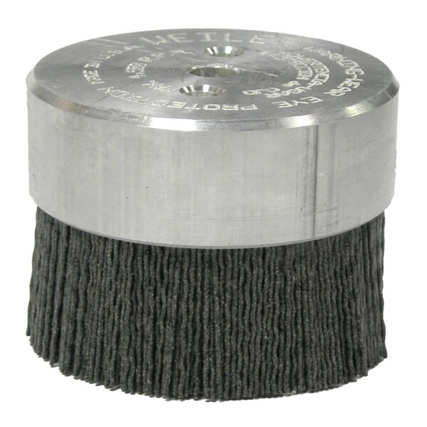 Weiler 3" Maximum Density Miniature Disc Brush .055/80 CG Crimped Fill - 86111