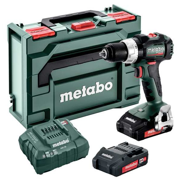 Metabo 18.0 V Hammer Drill, Battery Included, 1/2 in Chuck - SB 18 LT BL 2.0Ah