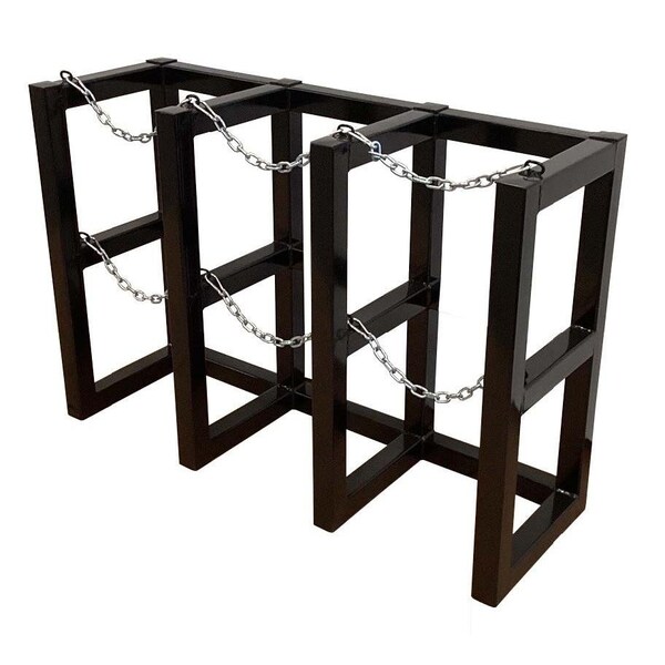 Anthony Carts Construction Grade Modular Cylinder Rack Cylinder configuration 3W1D 3 wide / 1 deep - MCR-3W1D-CGD