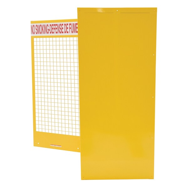 Vestil Yellow Cylinder Storage Cabinet 8 Cylinder Capacity - CYL-G-8-CA