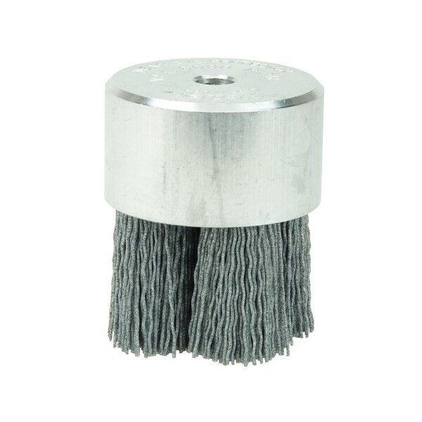 Weiler 1-3/4" Tufted Miniature Nylox Disc Brush, .035/180SC Crimped Fill - 85753
