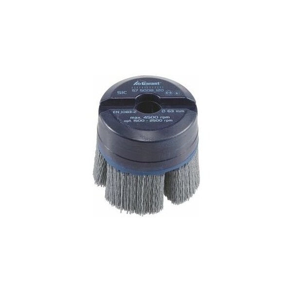 Garant Silicon Carbide Disc Brush, 63 mm Diameter, Grit: 120 - 575008 120