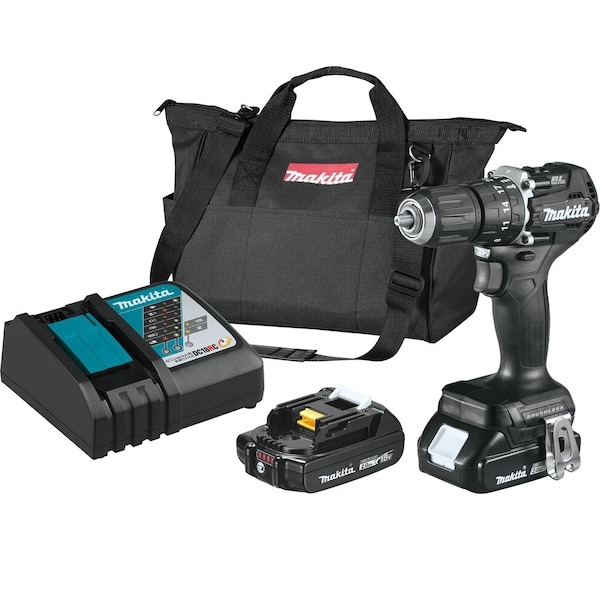 Makita Brushless Hammer Drive-Dril, 1/2", 18V, 2Ah - XPH15RB