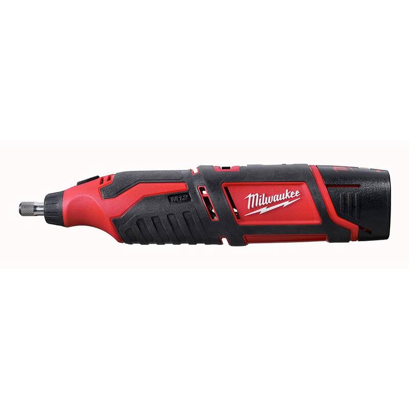 Milwaukee M12 FUEL SURGE Juego Compacto de Destornillador de Impacto Inalámbrico sin Cepillo de Litio de 12V y 1/4 de pulgada Hexagonal con Herramienta Rotativa M12 - 2551-22-2460-20