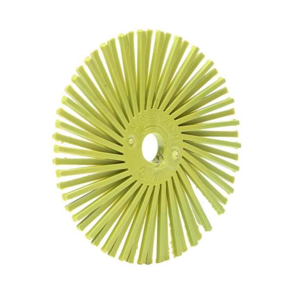 Scotch-Brite Radial Bristle Disc, TC, 3In Dia, 360G, PK40 - 61500187903