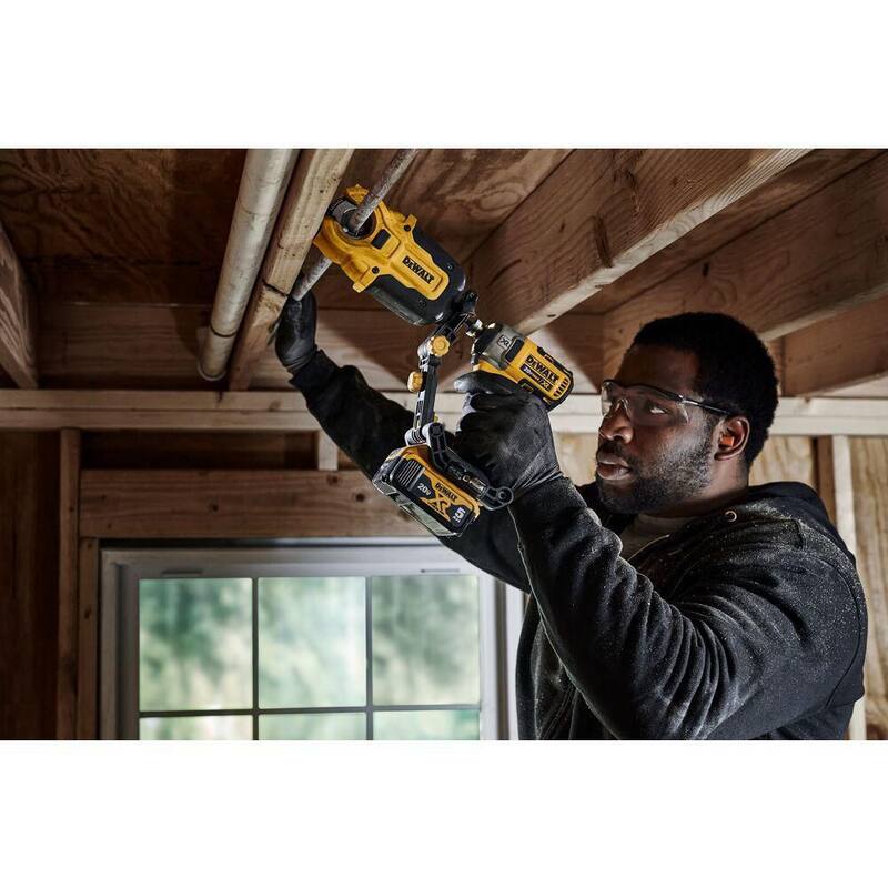 DEWALT ATOMIC 20V MAX Juego de destornillador de impacto sin escobillas de 1/4 de pulgada inalámbrico de iones de litio y cortador de tubos de cobre con batería de 5Ah - DCF850P1WACPRIR