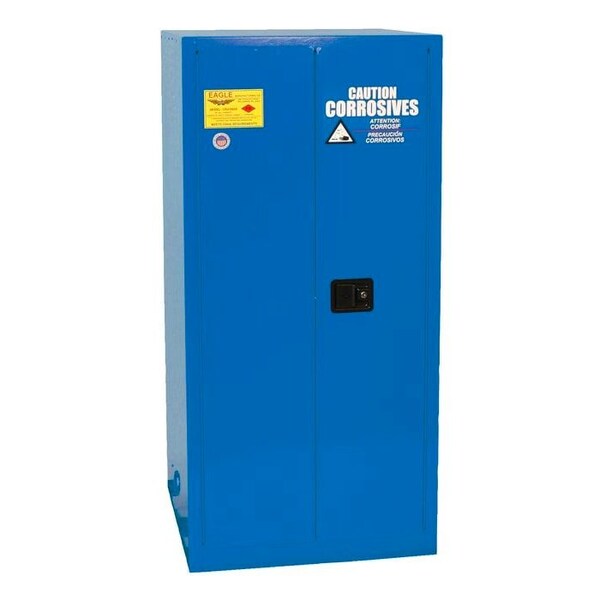 Eagle Mfg 55 gal, 1 Shelves, 18-Gauge Steel, 34 in W x 65 in H x Blue - CRA1926X
