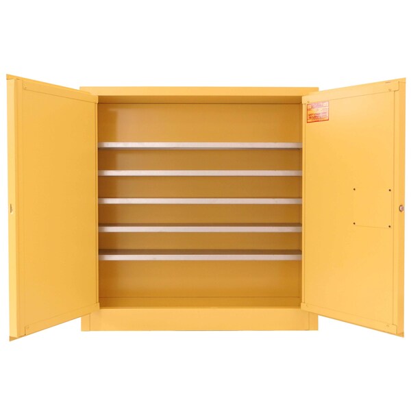 Securall 24 Gallon Wall Mount Flammable Storage Cabinet, , Self-Latch Standard 2-Door - WMA124