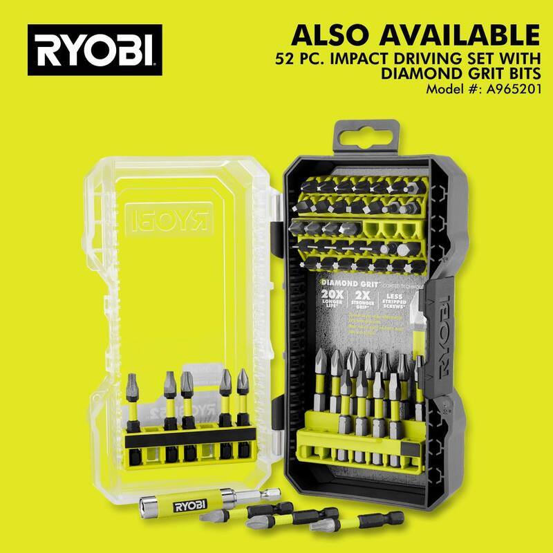 RYOBI ONE+ HP 18V Llave de Impacto Inalámbrica Compacta sin Escobillas de 1/4 de Pulgada (Herramienta Únicamente) - PSBID02B