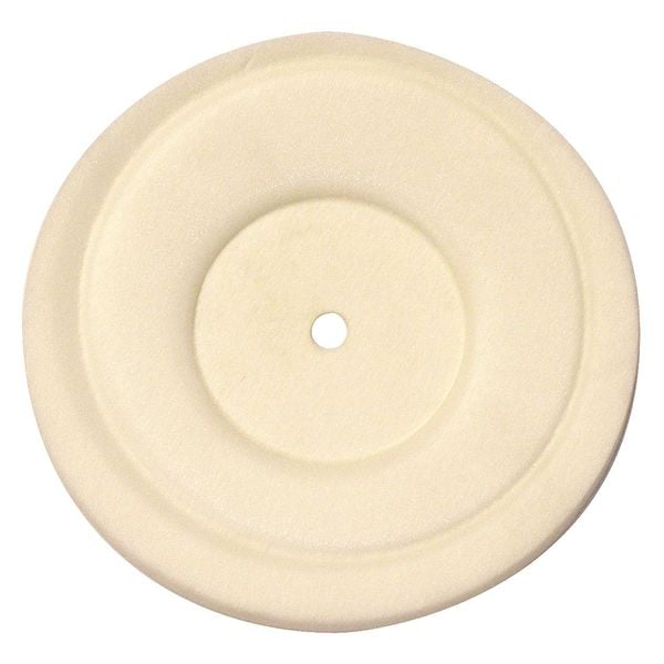 Justrite HPLC Gasket, Polyethylene Foam, White, 4 in Dia. - 11407