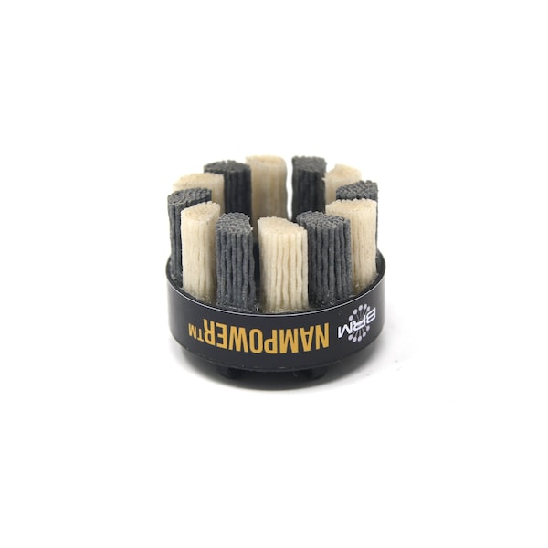 Nampower Brush NAMPOWER ADT5018180 Abrasive Disc Brush, Turbine Style, 50mm Diameter, 18mm Trim, 180 Grit - ADT5018180