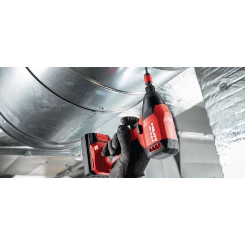 Desatornillador de impacto Hilti inalámbrico sin escobillas de 12 voltios con chuck hexagonal de 1/4 de pulgada - 2200201