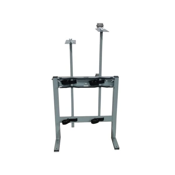 Justrite Floor/Truck Stand w/Locking Ring System, 27-3/4"W x 10-1/2"D x 41"H, 2 Cylinder Capacity - 35292
