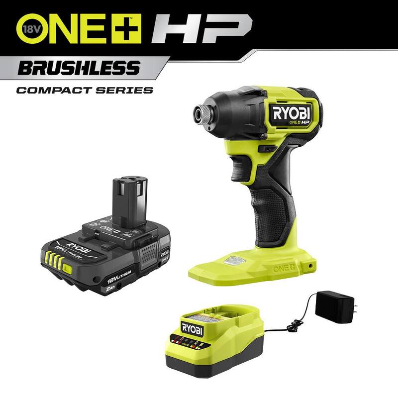 RYOBI ONE+ HP 18V Brushless Cordless Compact 1/4 in. Impact Driver with 2.0 Ah Battery and Charger - PSBID01B-PSK005

RYOBI ONE+ HP 18V Destornillador de impacto inalámbrico compacto sin escobillas de 1/4 de pulgada con batería de 2.0 Ah y cargador - PSBID01B-PSK005