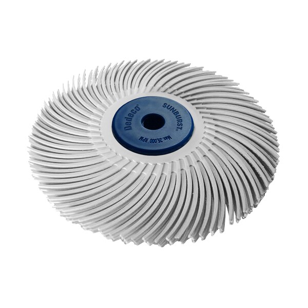 Dedeco SUNBURST 4" X 1/2" TC WHITE 120 GRIT (A/O) 1/UNIT - 2274