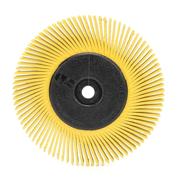 3M Scotch-Brite Radial Bristle Brush 6 x 1/2 x 1 Ceramic 80 Grit - 7100138291